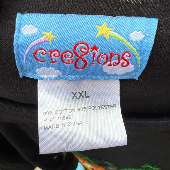 Cre8ions Halloween 3/4 sleeve pumpkin shirt size XXL - Picture 2 of 6